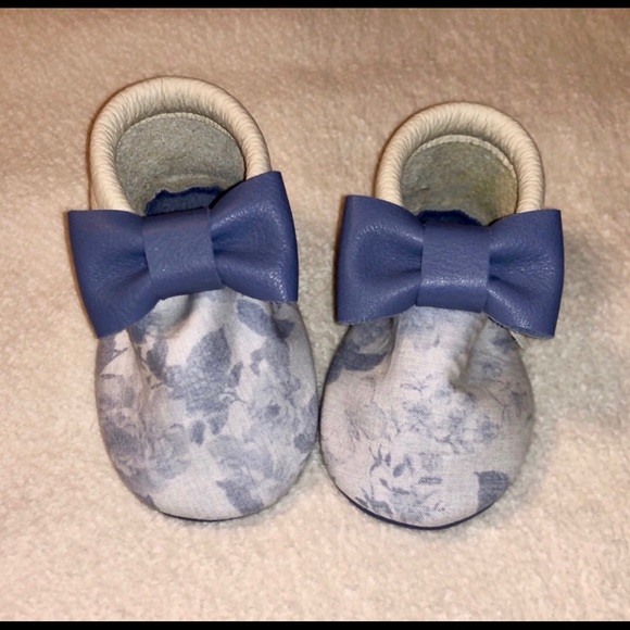 HP ❤️ English Rose Leather Moccasin Shoes - Picture 2 of 8